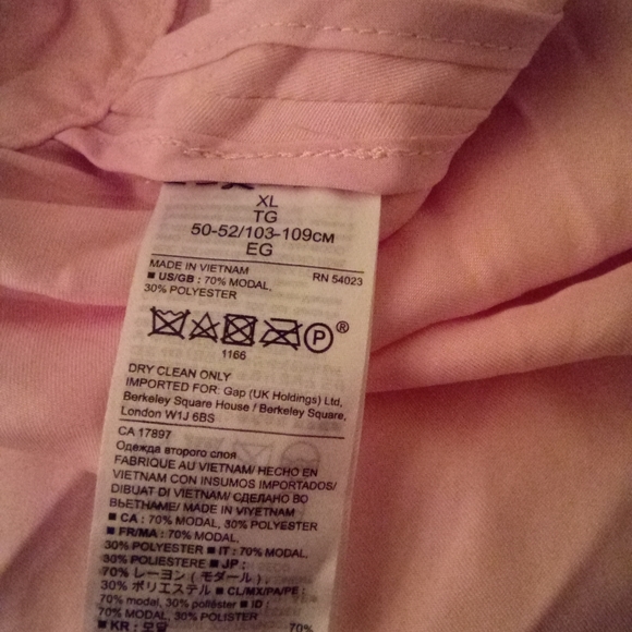 NWOT Banana Republic Pink Structured Trench Coat Sz XL - Picture 5 of 6